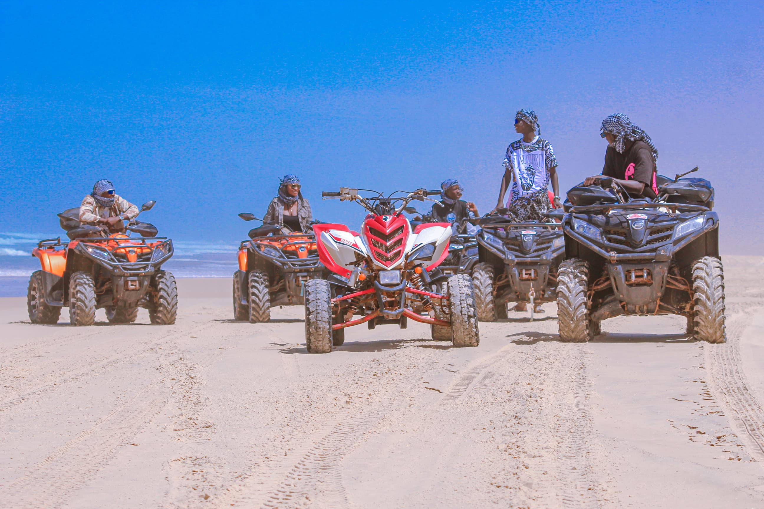Quad ride at Lac Rose